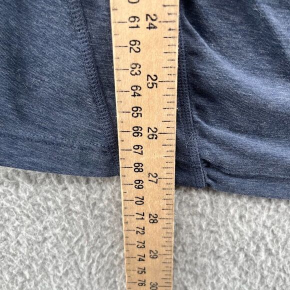 GapFit Maternity Long Sleeve Lightweight top womens size small blue thumbholes - Picture 8 of 11